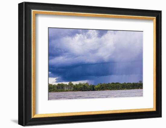 Amazon Rainforest Storm, Coca, Ecuador, South America-Matthew Williams-Ellis-Framed Photographic Print