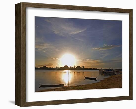 Amazon, Rio Tapajos, A Tributary of Rio Tapajos Which Is Itself a Tributary of Amazon, Brazil-Mark Hannaford-Framed Photographic Print