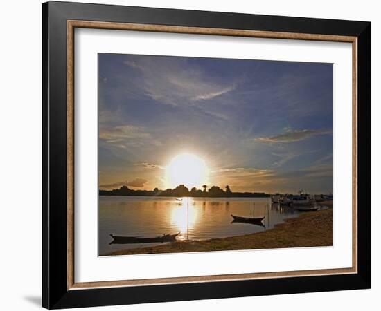 Amazon, Rio Tapajos, A Tributary of Rio Tapajos Which Is Itself a Tributary of Amazon, Brazil-Mark Hannaford-Framed Photographic Print