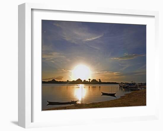 Amazon, Rio Tapajos, A Tributary of Rio Tapajos Which Is Itself a Tributary of Amazon, Brazil-Mark Hannaford-Framed Photographic Print