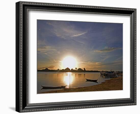 Amazon, Rio Tapajos, A Tributary of Rio Tapajos Which Is Itself a Tributary of Amazon, Brazil-Mark Hannaford-Framed Photographic Print