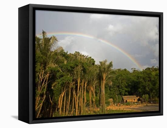 Amazon, Rio Tapajos, A Tributary of Rio Tapajos Which Is Itself a Tributary of Amazon, Brazil-Mark Hannaford-Framed Premier Image Canvas