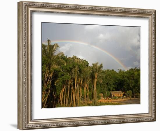 Amazon, Rio Tapajos, A Tributary of Rio Tapajos Which Is Itself a Tributary of Amazon, Brazil-Mark Hannaford-Framed Photographic Print