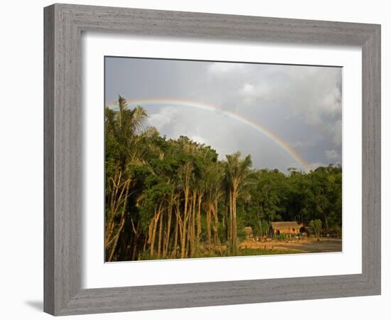 Amazon, Rio Tapajos, A Tributary of Rio Tapajos Which Is Itself a Tributary of Amazon, Brazil-Mark Hannaford-Framed Photographic Print