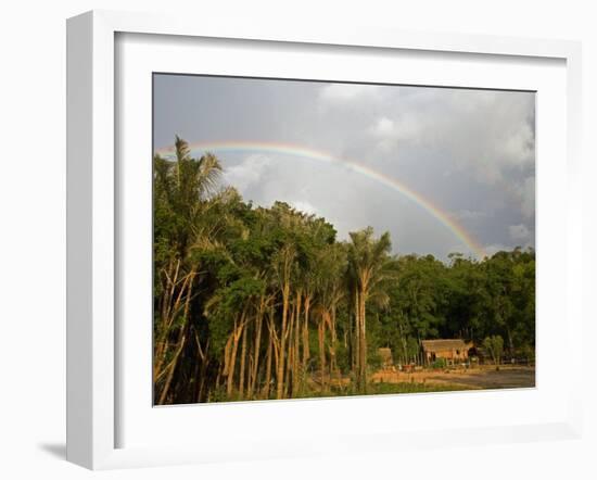 Amazon, Rio Tapajos, A Tributary of Rio Tapajos Which Is Itself a Tributary of Amazon, Brazil-Mark Hannaford-Framed Photographic Print