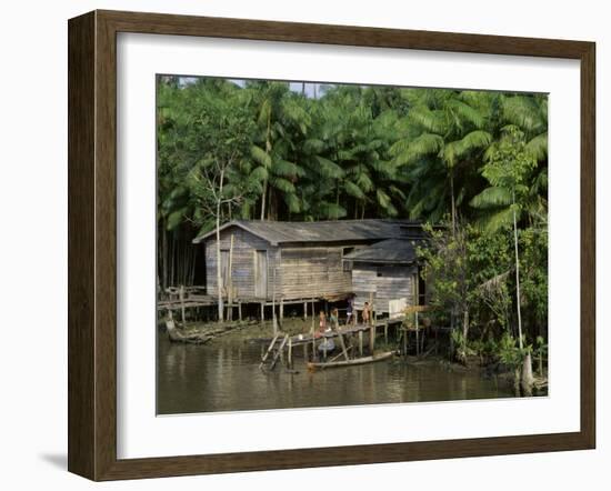 Amazon Rivers Furo de Breves Para, Brazil-null-Framed Photographic Print