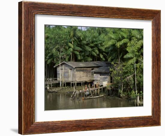 Amazon Rivers Furo de Breves Para, Brazil-null-Framed Photographic Print