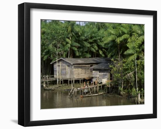 Amazon Rivers Furo de Breves Para, Brazil-null-Framed Photographic Print