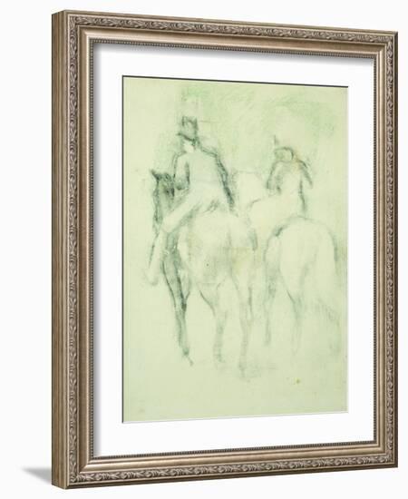 Amazone Et Cavalier-Edgar Degas-Framed Giclee Print