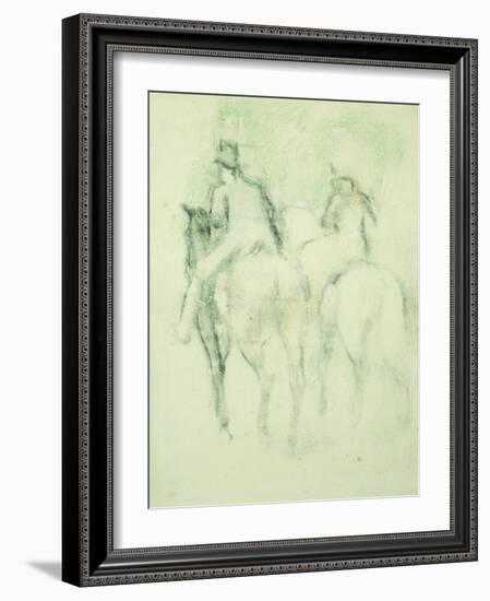 Amazone Et Cavalier-Edgar Degas-Framed Giclee Print