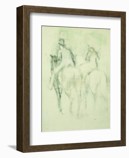 Amazone Et Cavalier-Edgar Degas-Framed Giclee Print