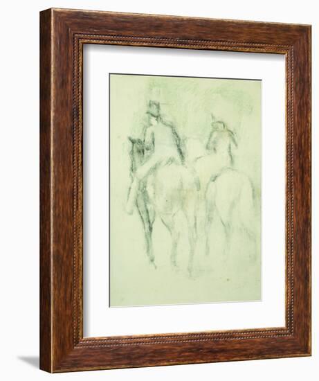 Amazone Et Cavalier-Edgar Degas-Framed Giclee Print