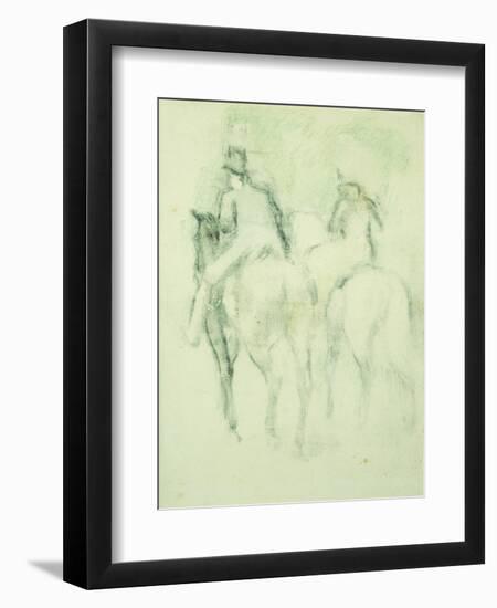 Amazone Et Cavalier-Edgar Degas-Framed Giclee Print