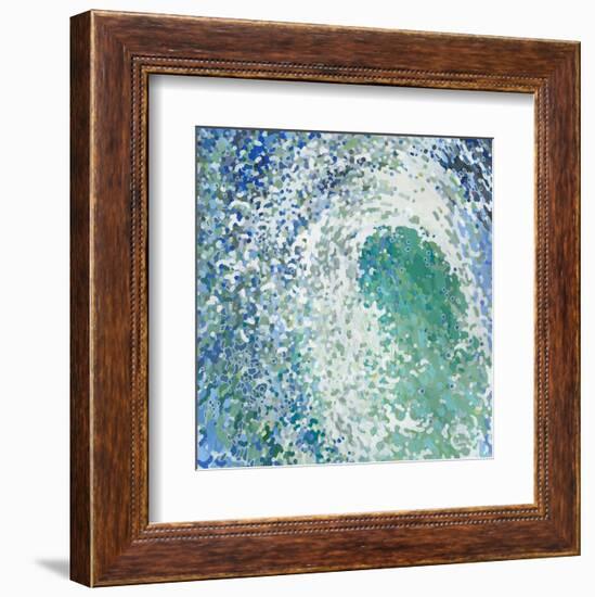 Amazonite Waves-Margaret Juul-Framed Art Print