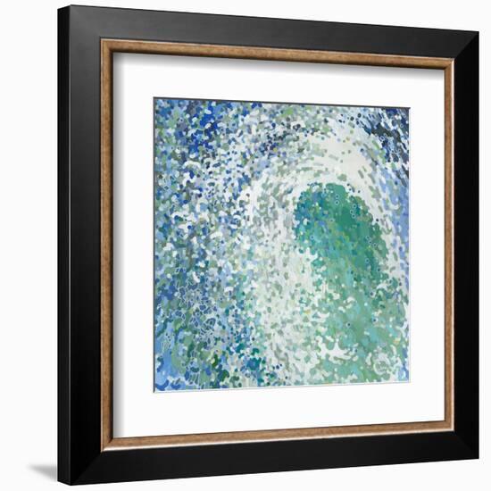 Amazonite Waves-Margaret Juul-Framed Art Print