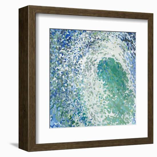 Amazonite Waves-Margaret Juul-Framed Art Print