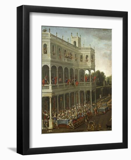 Amazons' Banquet-Claude Deruet-Framed Giclee Print