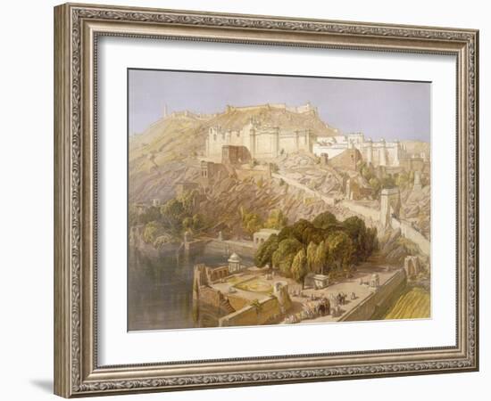 Ambair, from 'India Ancient and Modern', 1867 (Colour Litho)-William 'Crimea' Simpson-Framed Giclee Print