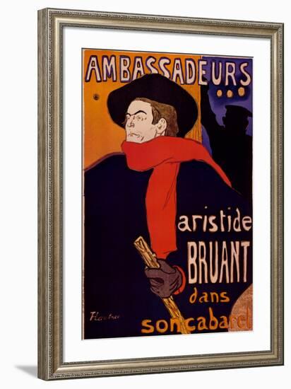 Ambassadeurs-Henri de Toulouse-Lautrec-Framed Art Print