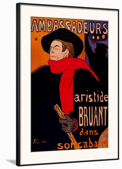 Ambassadeurs-Henri de Toulouse-Lautrec-Framed Art Print