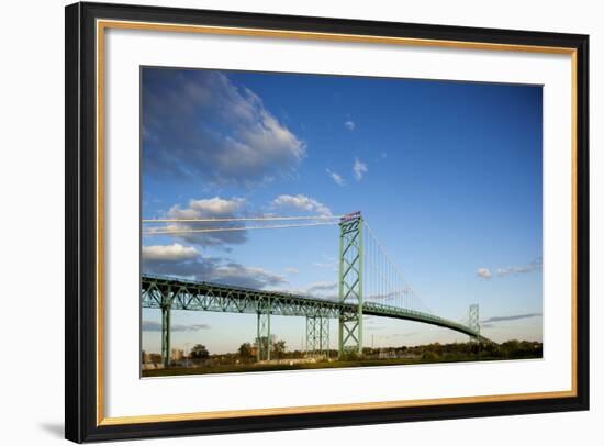 Ambassador Bridge, Detroit, Michigan-Paul Souders-Framed Photographic Print