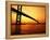 Ambassador Bridge, U.S.A.-Greg Johnston-Framed Premier Image Canvas