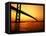 Ambassador Bridge, U.S.A.-Greg Johnston-Framed Premier Image Canvas