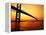 Ambassador Bridge, U.S.A.-Greg Johnston-Framed Premier Image Canvas