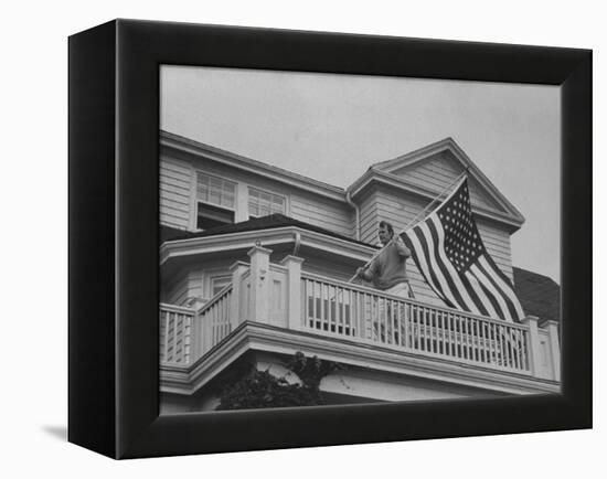 Ambassador George Bush-Leonard Mccombe-Framed Premier Image Canvas