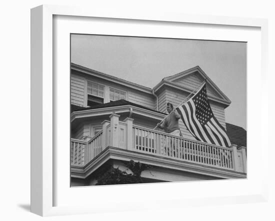 Ambassador George Bush-Leonard Mccombe-Framed Photographic Print