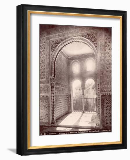 Ambassador's Room in Alhambra Palace-null-Framed Photographic Print