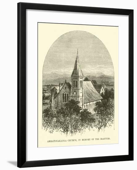 Ambatonakanga Church, in Memory of the Martyrs-null-Framed Giclee Print