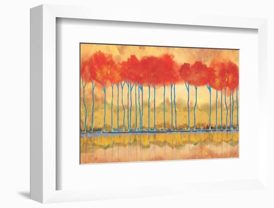 Amber Afternooon Riverbank-Toy Jones-Framed Art Print