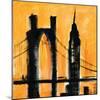 Amber Cityscape-Paul Brent-Mounted Art Print