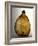 Amber-Colored Bottle in Metal Mold-Blown Glass with Relief Decoration-Bernhard Strigel-Framed Giclee Print