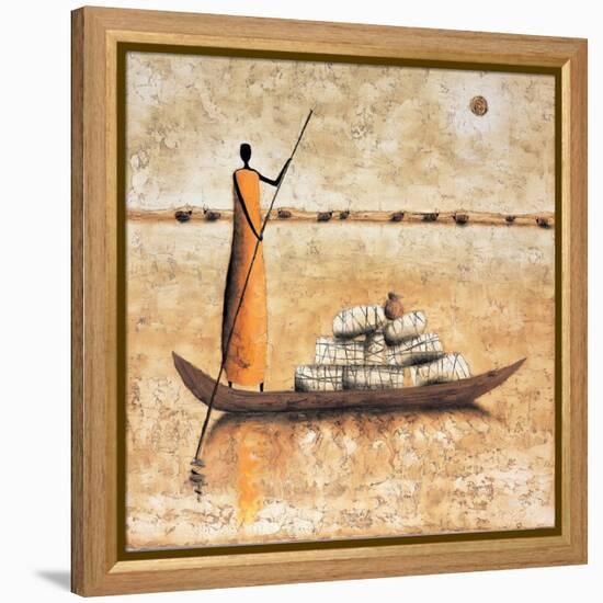 Amber Daybreak-Michel Rauscher-Framed Stretched Canvas