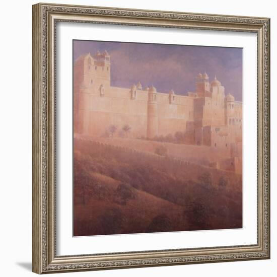 Amber Fort, Jaipur-Lincoln Seligman-Framed Giclee Print