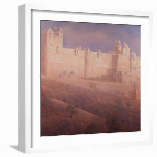 Amber Fort, Jaipur-Lincoln Seligman-Framed Giclee Print