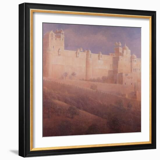 Amber Fort, Jaipur-Lincoln Seligman-Framed Giclee Print