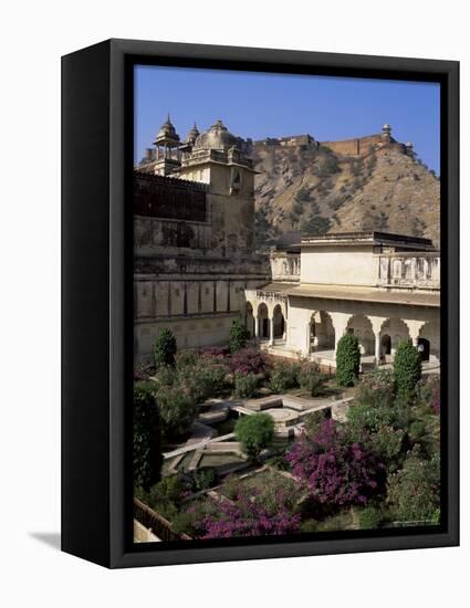 Amber Palace, Jaipur, Rajasthan State, India-Bruno Morandi-Framed Premier Image Canvas