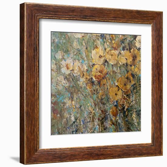 Amber Poppy Field I-Tim O'toole-Framed Art Print