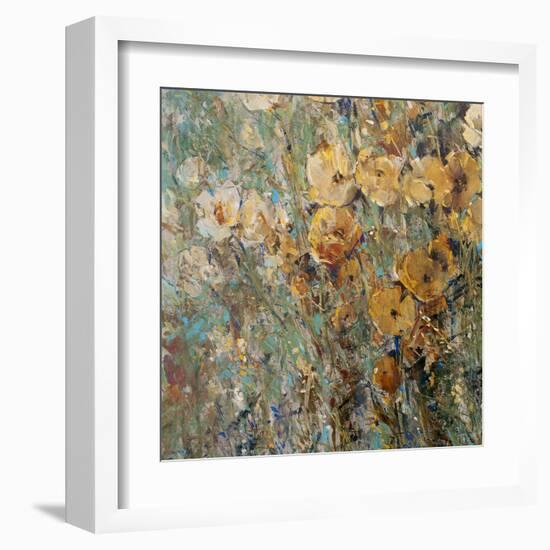 Amber Poppy Field I-Tim O'toole-Framed Art Print