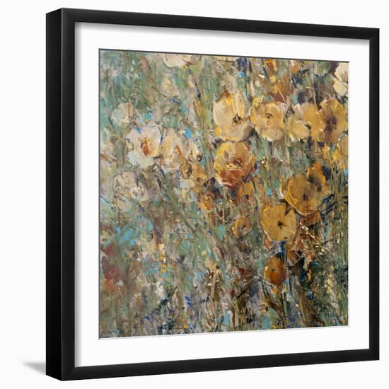 Amber Poppy Field I-Tim O'toole-Framed Art Print