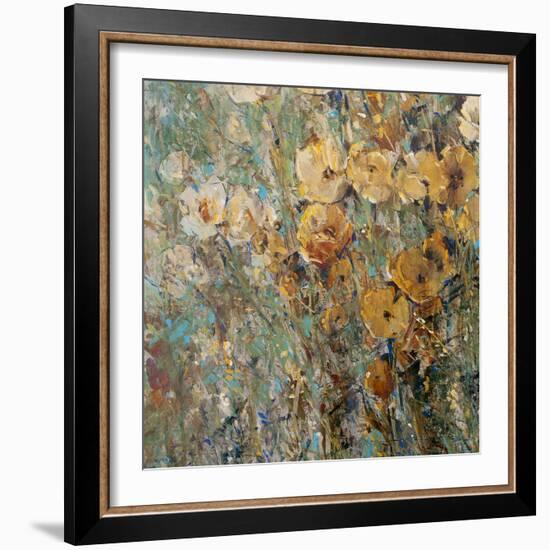 Amber Poppy Field I-Tim O'toole-Framed Premium Giclee Print