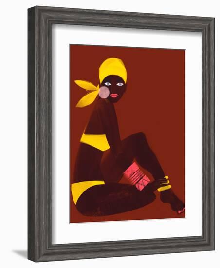 Amber Sun-Erin K. Robinson-Framed Art Print