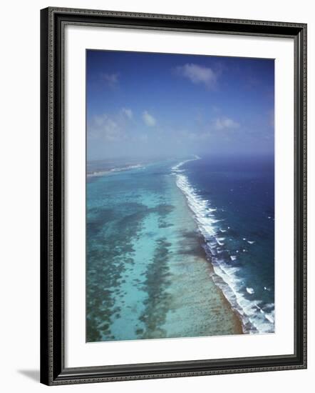 Ambergris Cay, Near San Pedro, the Second Longest Reef in the World, Belize, Central America-Upperhall-Framed Photographic Print