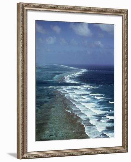 Ambergris Cay, Second Longest Reef in the World, Near San Pedro, Belize, Central America-Upperhall-Framed Photographic Print