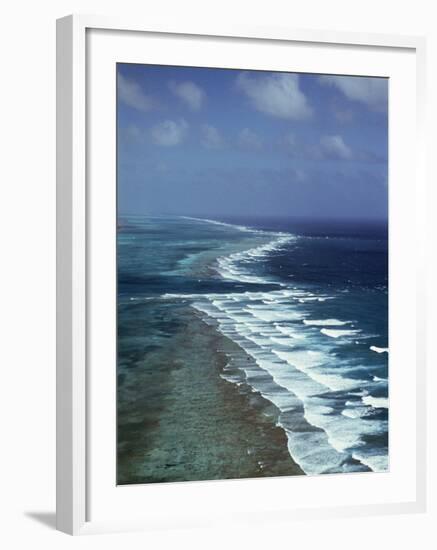 Ambergris Cay, Second Longest Reef in the World, Near San Pedro, Belize, Central America-Upperhall-Framed Photographic Print