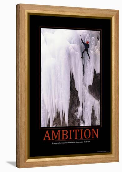 Ambition (French Translation)-null-Framed Stretched Canvas