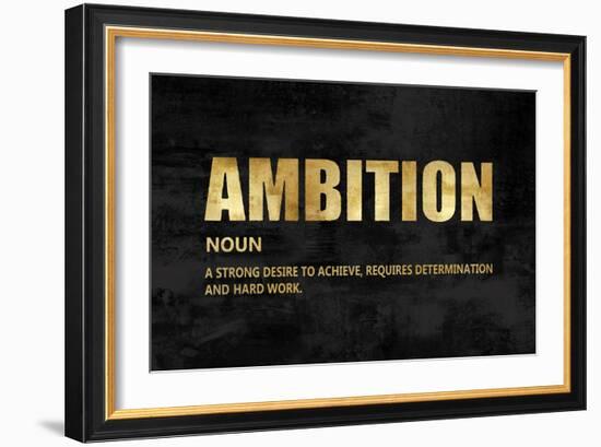 Ambition in Gold-Jamie MacDowell-Framed Art Print